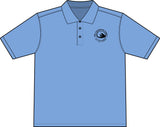 High Performance Polyester Polo Black Circle Logo