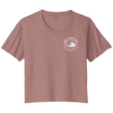 Reef Guardians Women's Crop T Shirt Small Front Logo